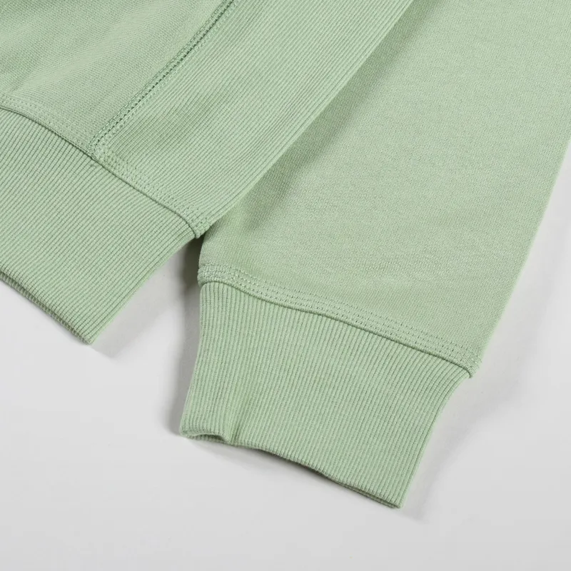 Carhartt WIP American Script Sweat Pale Olive-7