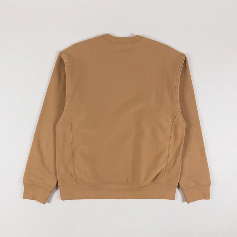 Carhartt WIP American Script Sweat Peanut-1