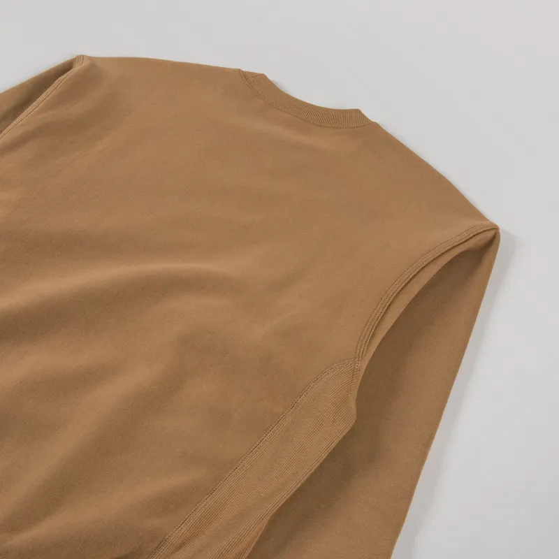 Carhartt WIP American Script Sweat Peanut-3