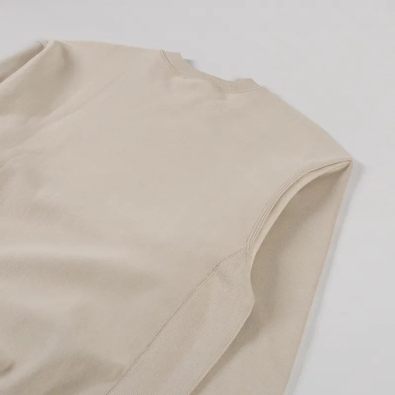 Carhartt WIP American Script Sweat Fleur De Sel-3