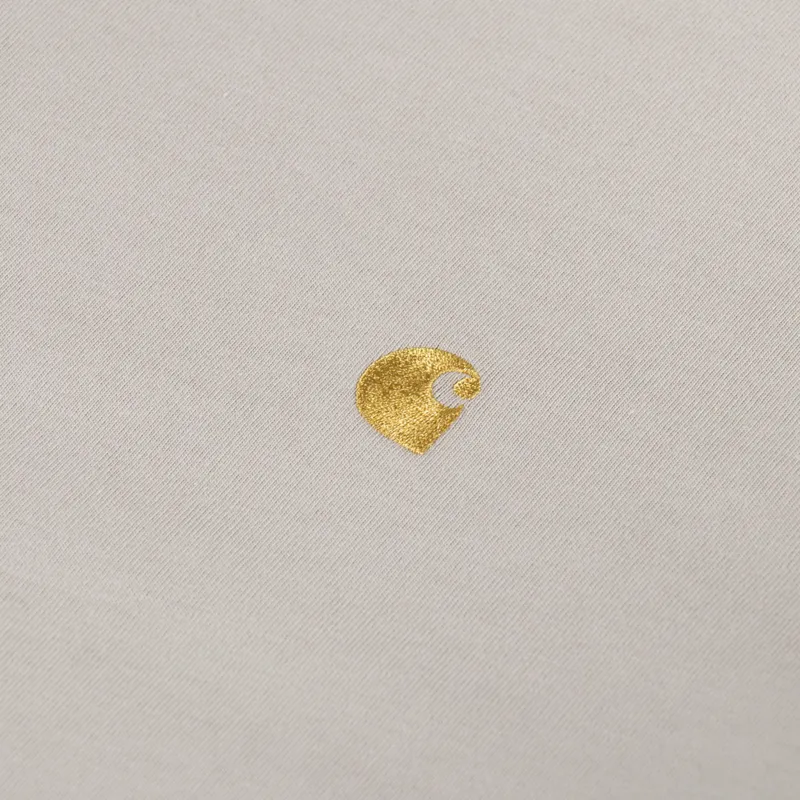 Carhartt WIP Chase T Shirt Fleur De Sel Gold-3
