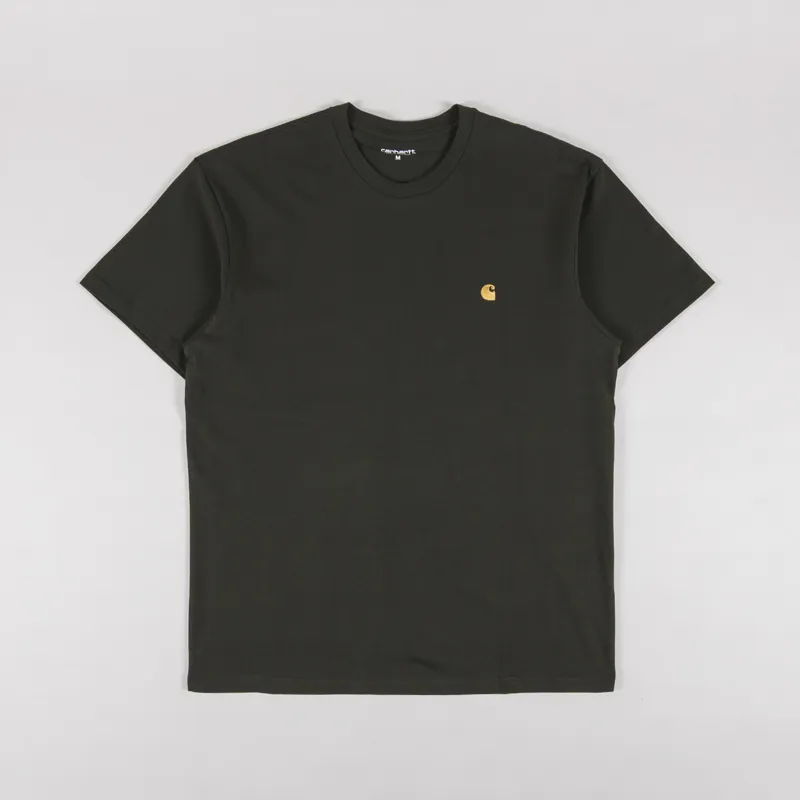 Carhartt WIP Chase T Shirt Olive Gold