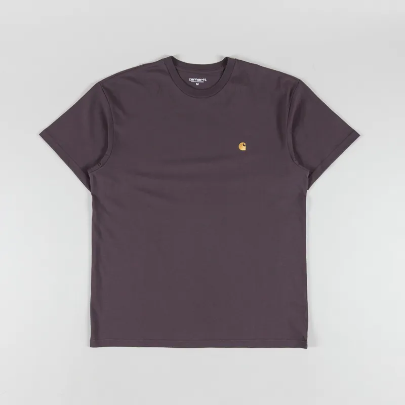 Carhartt WIP Chase T Shirt Shale Gold