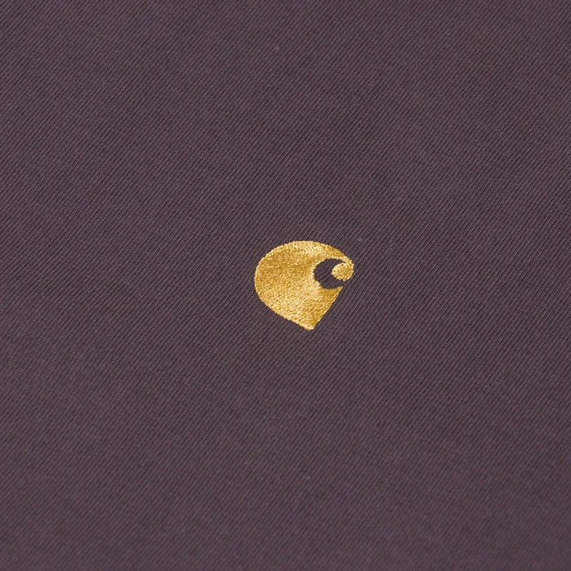 Carhartt WIP Chase T Shirt Shale Gold-2