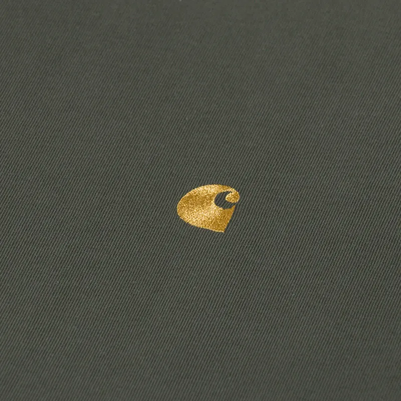 Carhartt WIP Chase T Shirt Leaf Gold-3