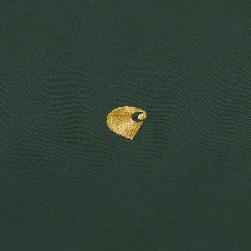 Carhartt WIP Chase T Shirt Sycamore Tree Gold-2