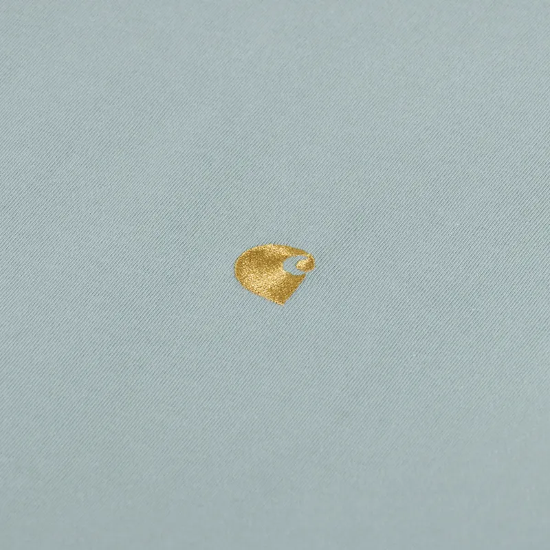 Carhartt WIP Chase T Shirt Frosted Green Gold-2