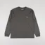 Carhartt WIP Long Sleeve Chase T Shirt Shungite Gold