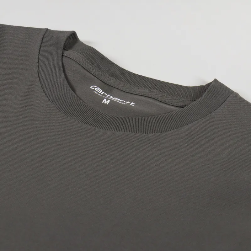 Carhartt WIP Long Sleeve Chase T Shirt Shungite Gold-2