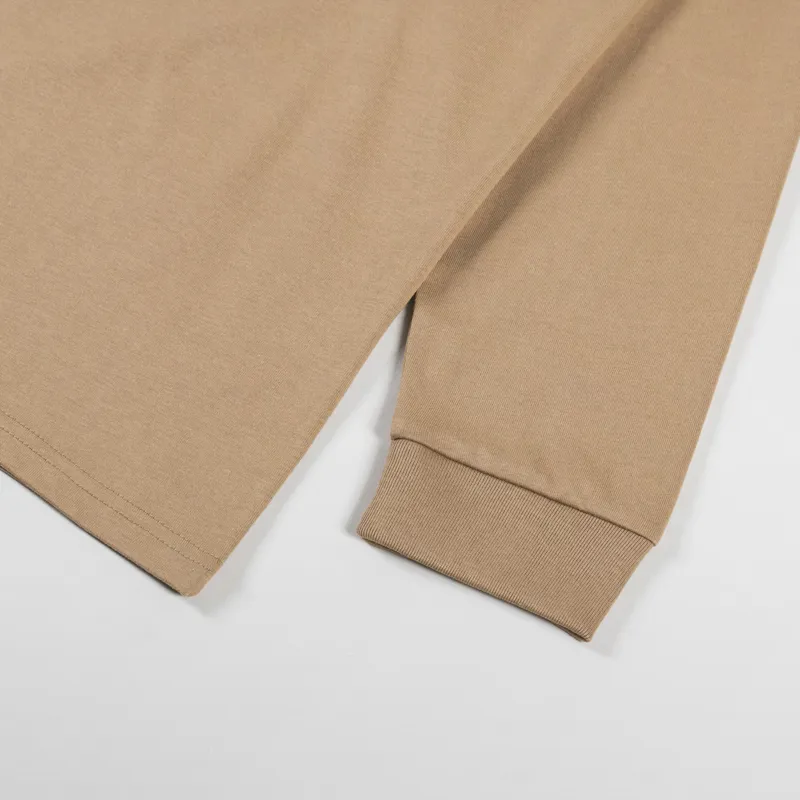 Carhartt WIP Long Sleeve Chase T Shirt Peanut Gold-5