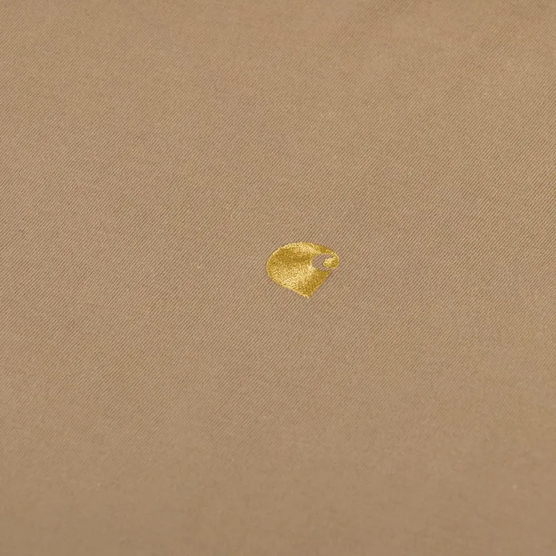 Carhartt WIP Long Sleeve Chase T Shirt Peanut Gold-4