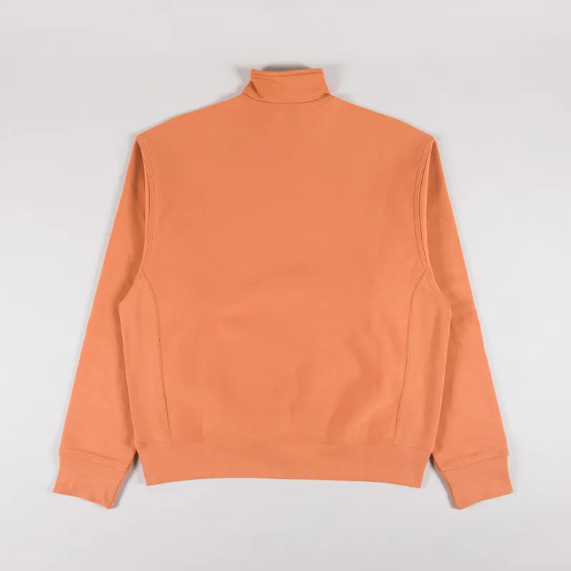Carhartt WIP Half Zip American Script Sweat Redhaven-1