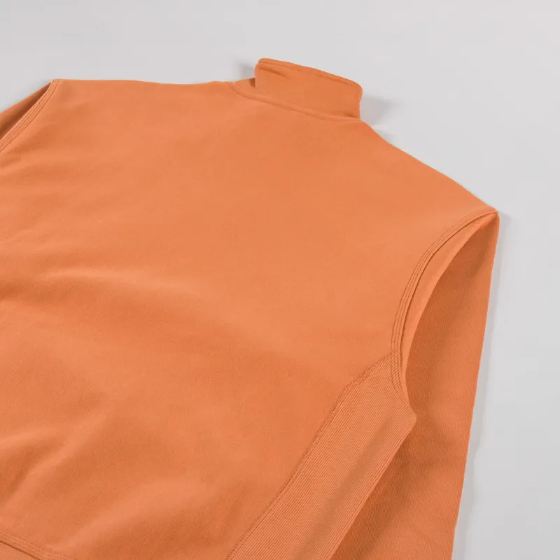 Carhartt WIP Half Zip American Script Sweat Redhaven-3