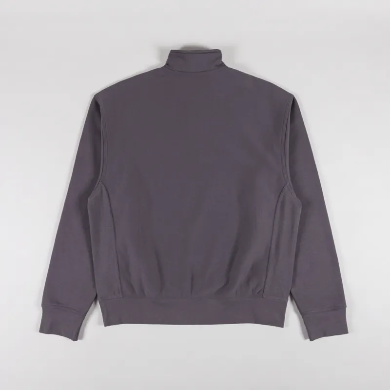 Carhartt WIP Half Zip American Script Sweat Porphyry-1