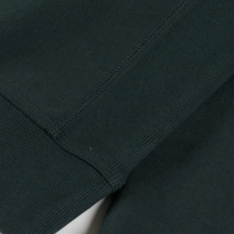 Carhartt WIP Half Zip American Script Sweat Raven-4