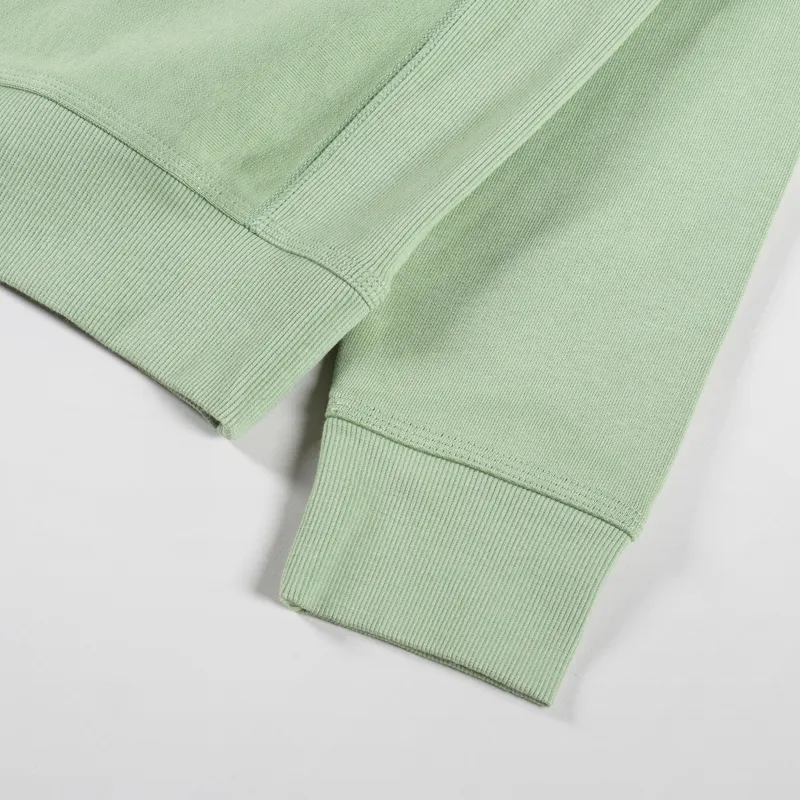 Carhartt WIP Half Zip American Script Sweat Pale Olive-6