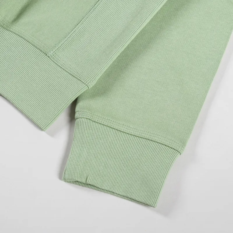 Carhartt WIP Half Zip American Script Sweat Pale Olive-7