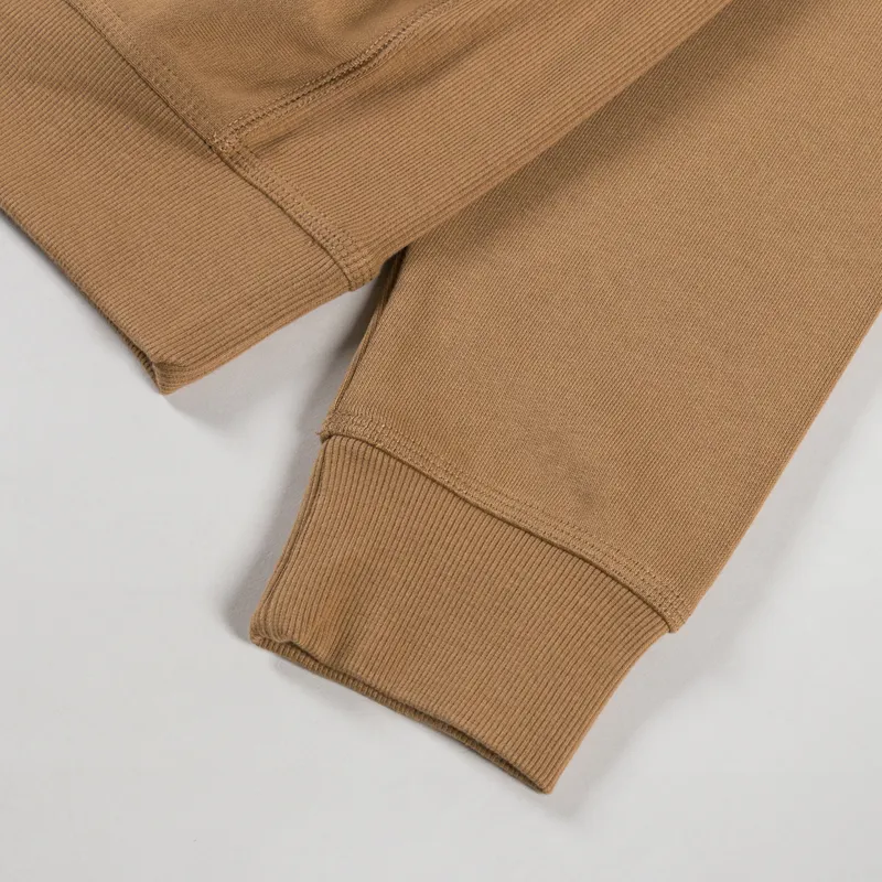 Carhartt WIP Half Zip American Script Sweat Peanut-6