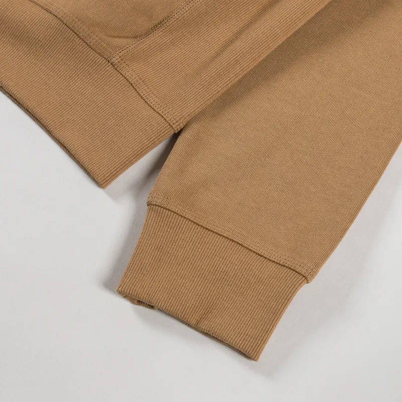 Carhartt WIP Half Zip American Script Sweat Peanut-7