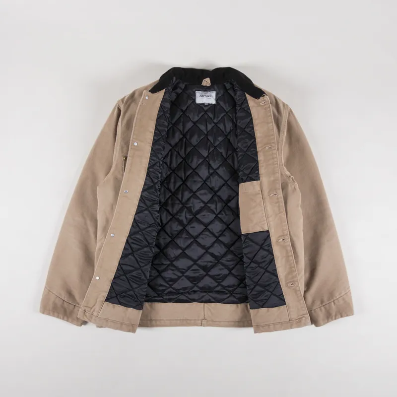 Carhartt WIP OG Chore Coat Peanut Black-1