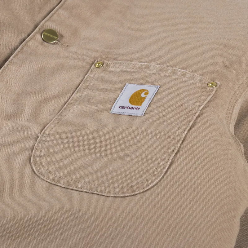 Carhartt WIP OG Chore Coat Peanut Black-7