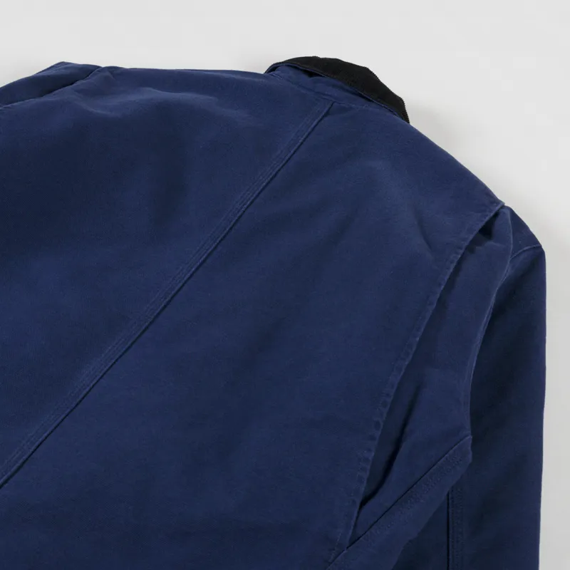Carhartt WIP OG Chore Coat Air Force Blue Black-5