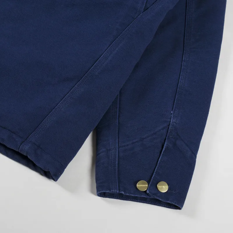 Carhartt WIP OG Chore Coat Air Force Blue Black-12