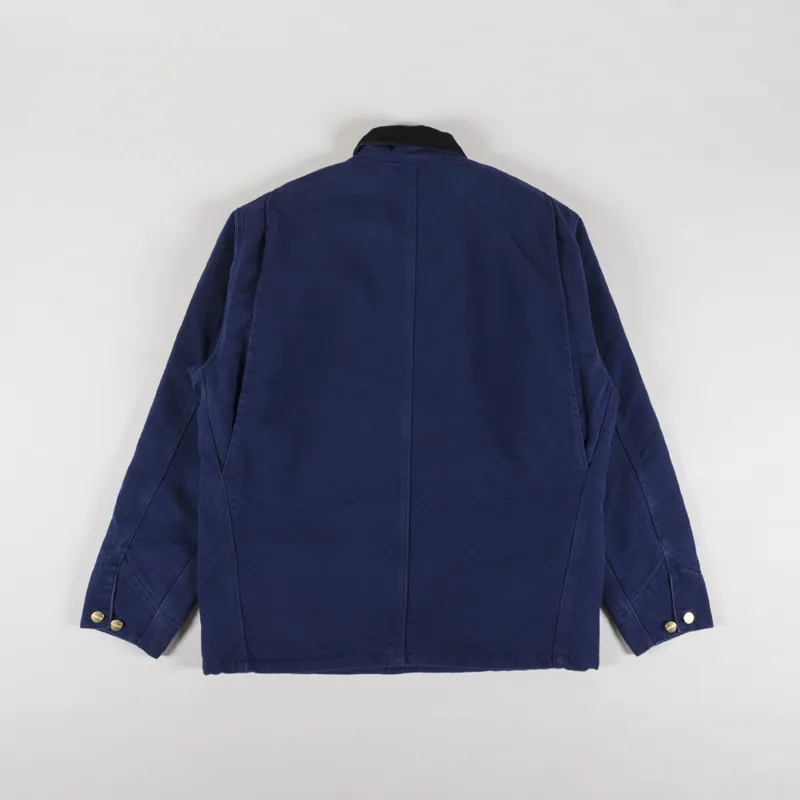 Carhartt WIP OG Chore Coat Air Force Blue Black-2