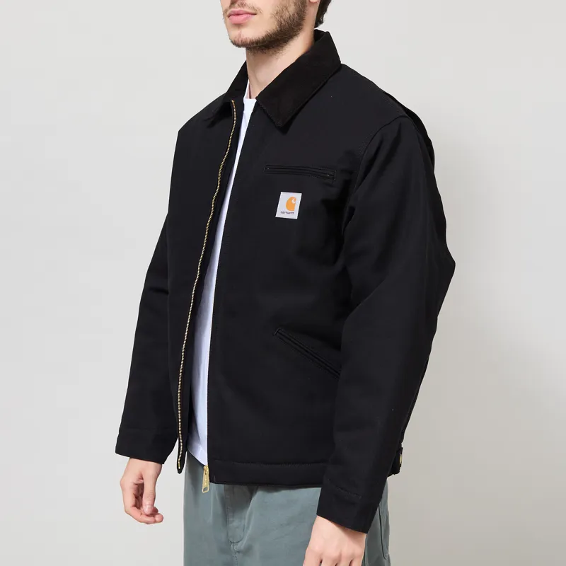 Carhartt WIP OG Detroit Jacket Black Rigid-1