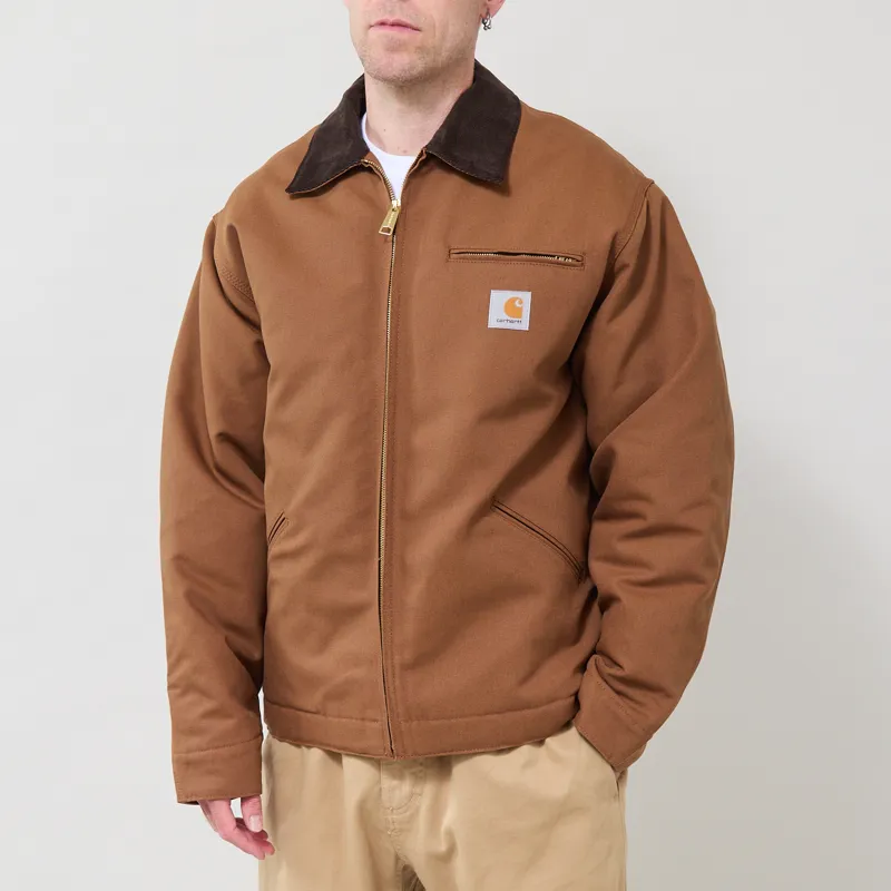 Carhartt WIP OG Detroit Jacket WIP H Brown Tobacco Rigid