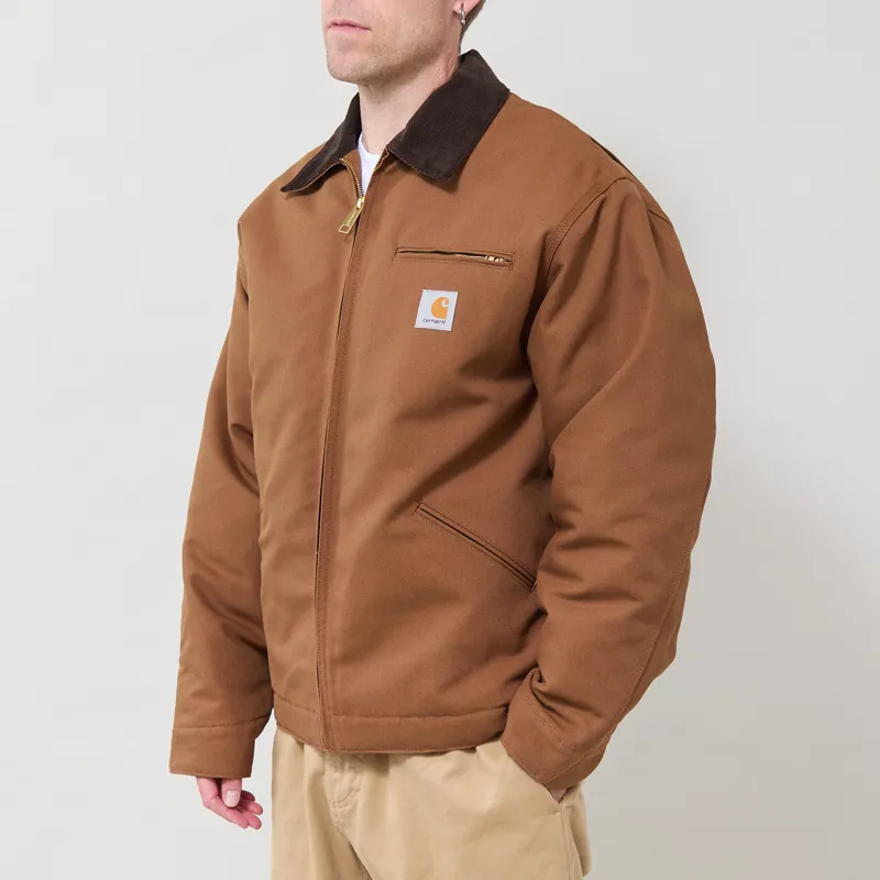 Carhartt WIP OG Detroit Jacket WIP H Brown Tobacco Rigid-1