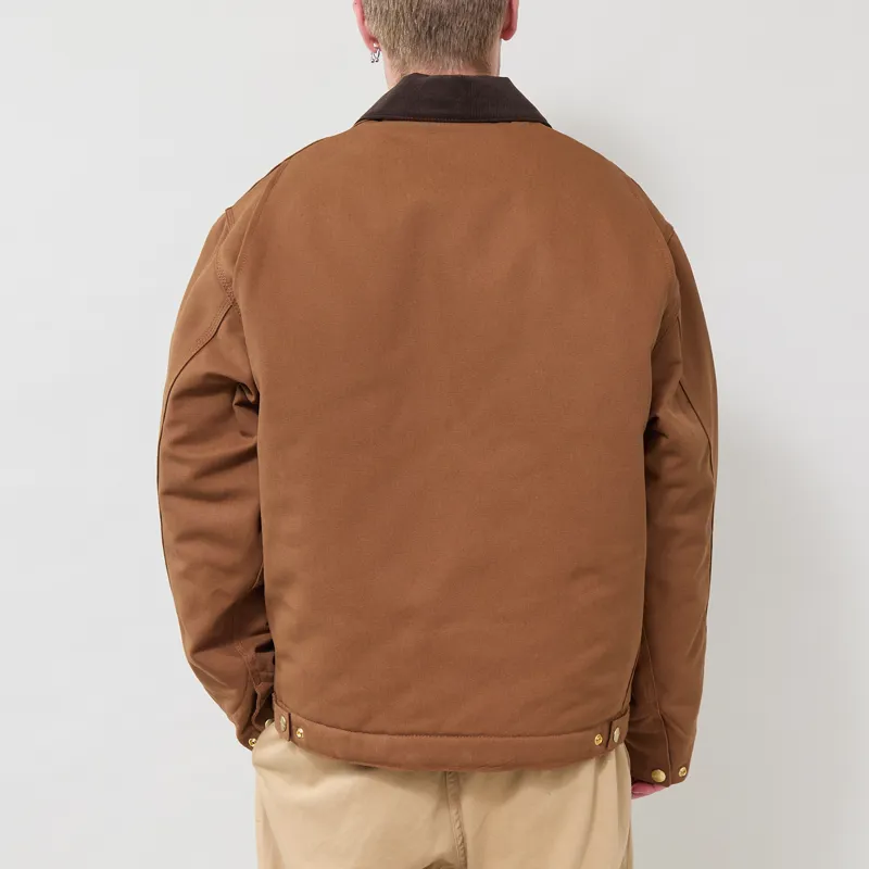 Carhartt WIP OG Detroit Jacket WIP H Brown Tobacco Rigid-2