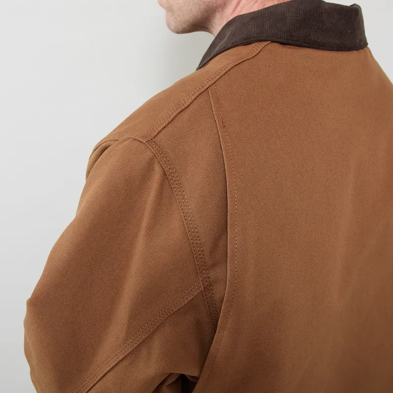 Carhartt WIP OG Detroit Jacket WIP H Brown Tobacco Rigid-4