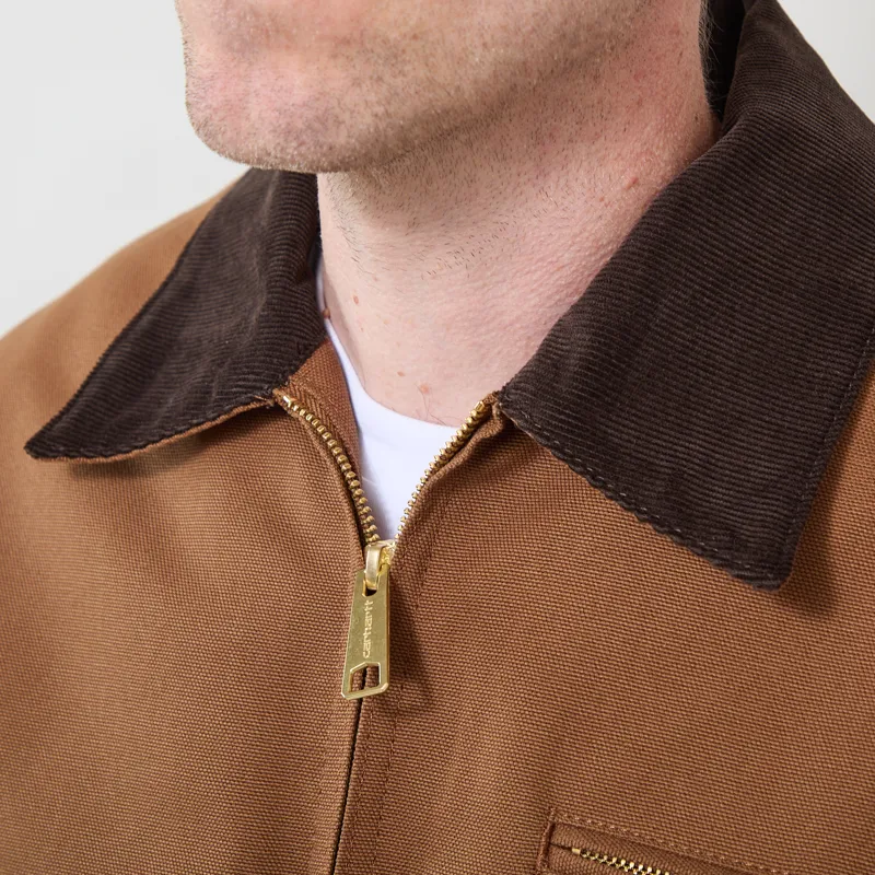 Carhartt WIP OG Detroit Jacket WIP H Brown Tobacco Rigid-3