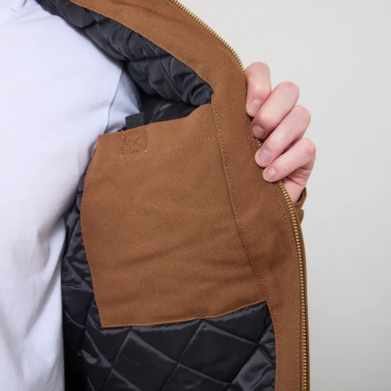 Carhartt WIP OG Detroit Jacket WIP H Brown Tobacco Rigid-6