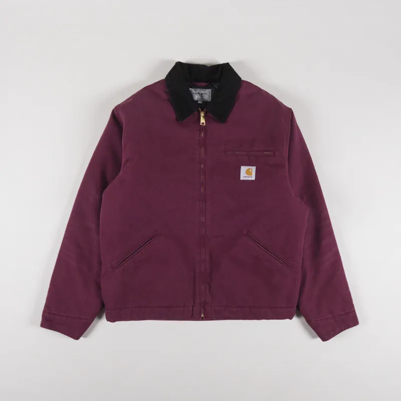Carhartt WIP OG Detroit Jacket Malbec Black