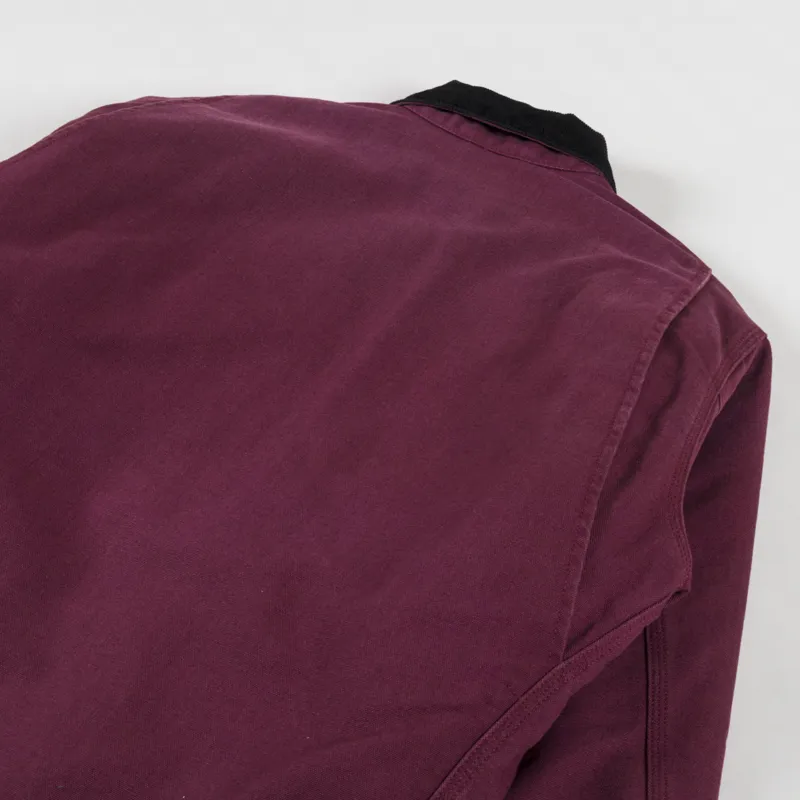 Carhartt WIP OG Detroit Jacket Malbec Black-5