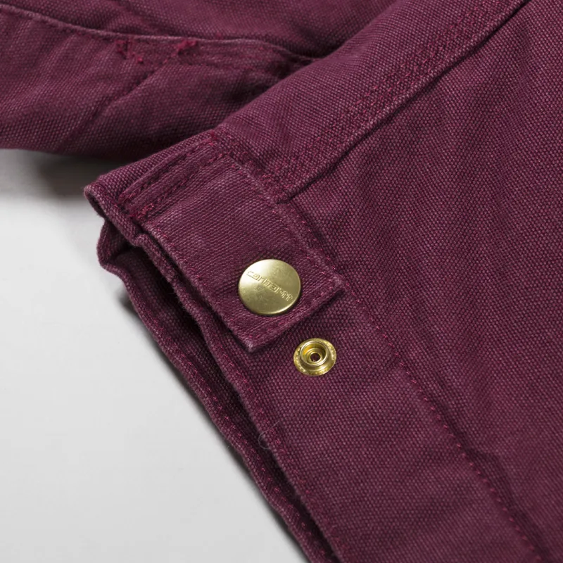 Carhartt WIP OG Detroit Jacket Malbec Black-10
