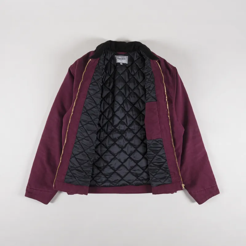 Carhartt WIP OG Detroit Jacket Malbec Black-1