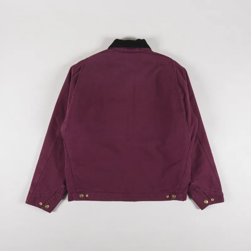 Carhartt WIP OG Detroit Jacket Malbec Black-2