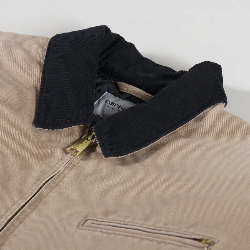 Carhartt WIP OG Detroit Jacket Peanut Black-6