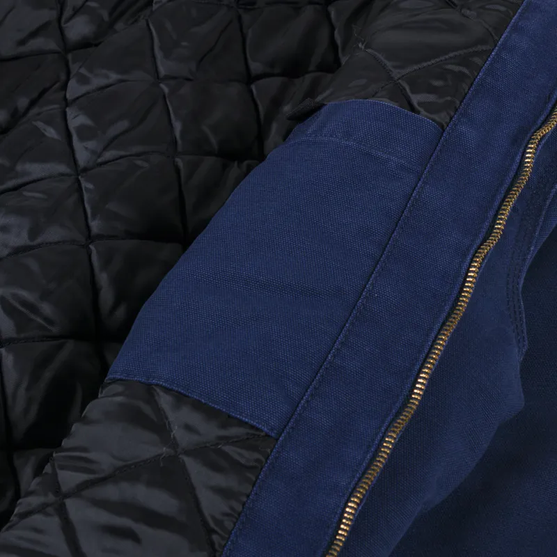 Carhartt WIP OG Detroit Jacket Air Force Blue Black-8