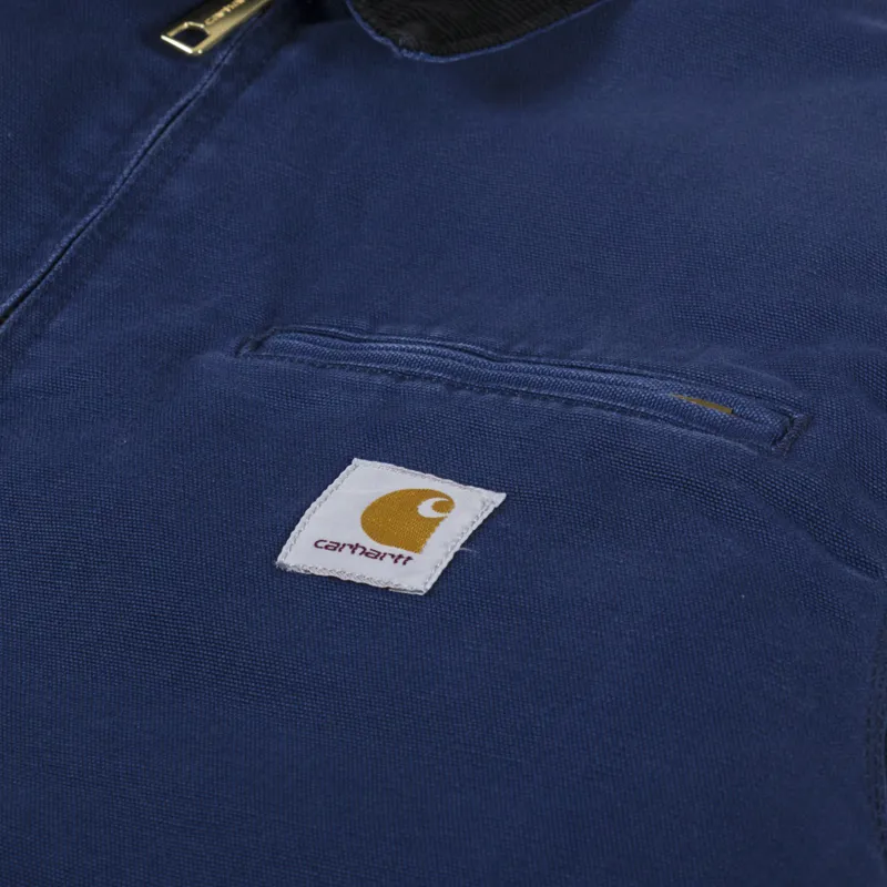 Carhartt WIP OG Detroit Jacket Air Force Blue Black-7