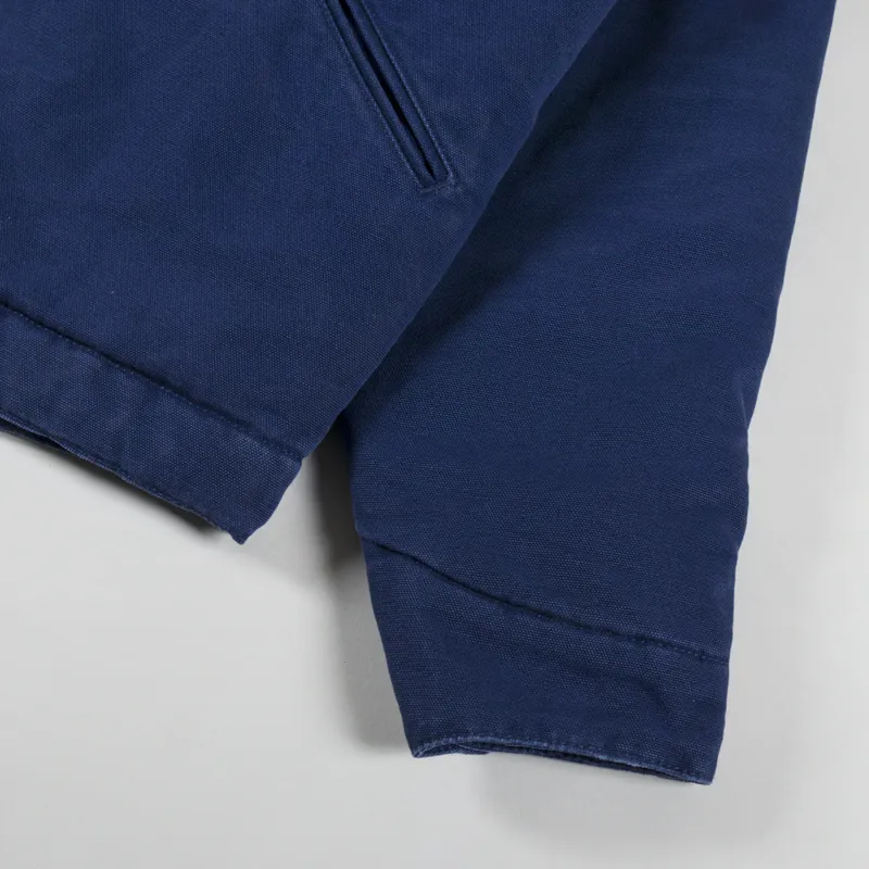 Carhartt WIP OG Detroit Jacket Air Force Blue Black-11