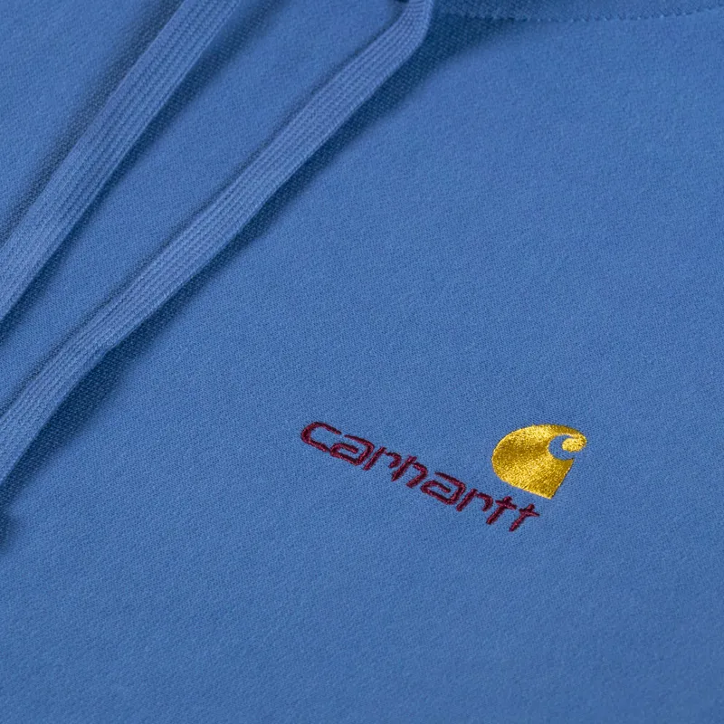 Carhartt WIP Hooded American Script Sweat Sorrent-5