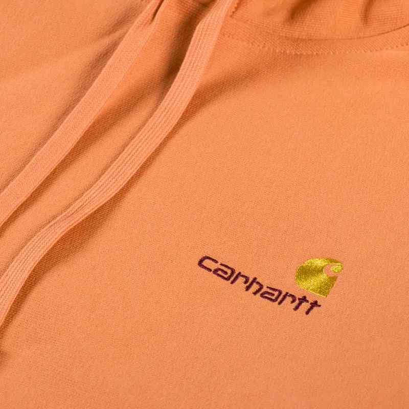 Carhartt WIP Hooded American Script Sweat Redhaven-4