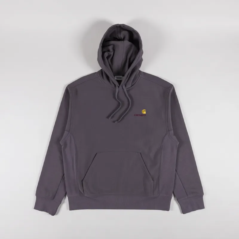 Carhartt WIP Hooded American Script Sweatshirt Porphyry