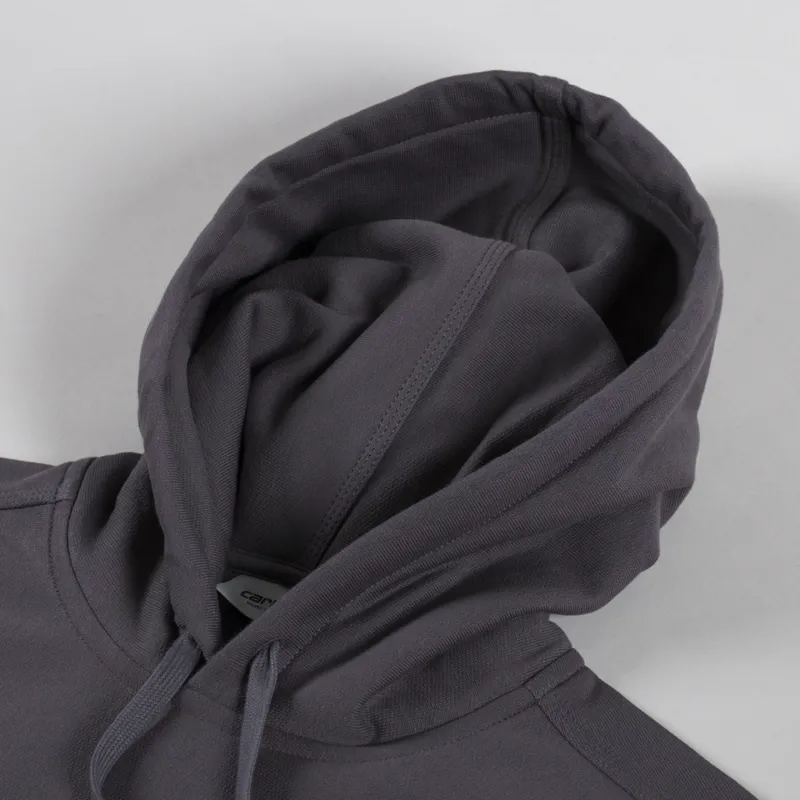 Carhartt WIP Hooded American Script Sweatshirt Porphyry-4