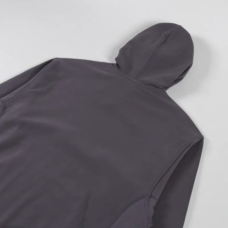 Carhartt WIP Hooded American Script Sweatshirt Porphyry-3