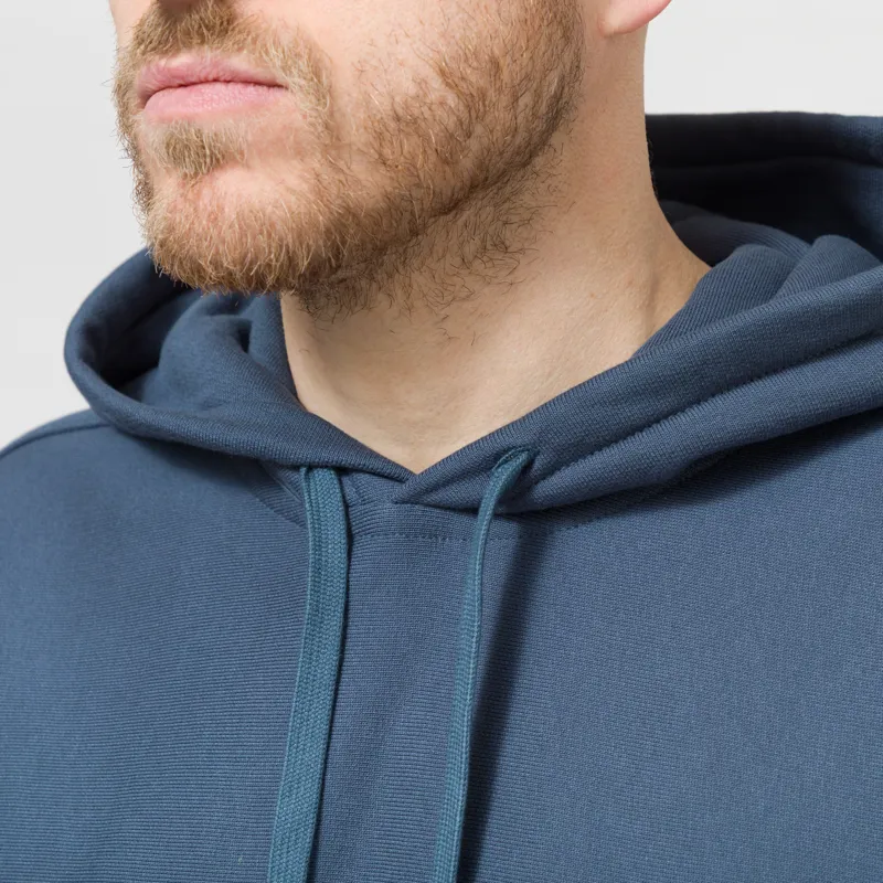 Carhartt WIP Hooded American Script Sweat Office Blue-6